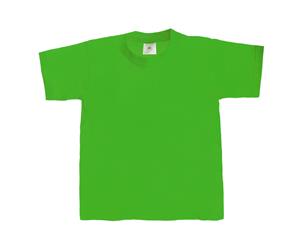 B&C Kids/Childrens Exact 190 Short Sleeved T-Shirt (Kelly Green) - BC1287
