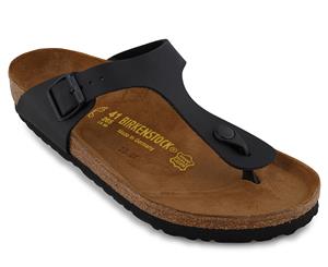Birkenstock Unisex Gizeh Regular Fit Sandals - Black