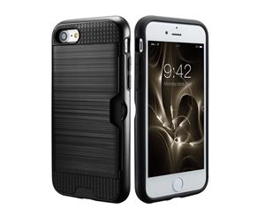 Black New Credit Card Shockproof Tough Strong Case Cover For Iphone 5 5s