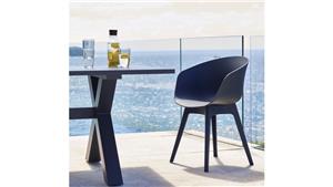Blossom Outdoor Dining Chair - Charcoal