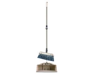 Boomjoy Y1 Broom Dustpan Set Adjustable 180 Degree Rotation Sweeper Heavy Duty