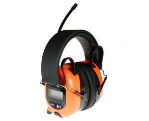 Bullant ABA840 jobsite / worksite earmuff headset with bluetooth & digital am fm radio