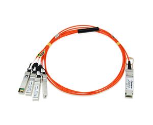 Carelink 2M 40G Active QSFP to 4 x 10G SFP+ cable. Cisco and generic compatible.