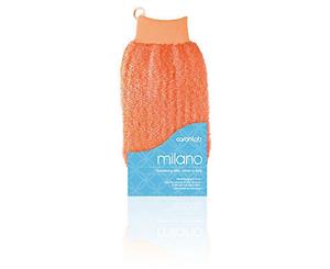 Caron Milano Body Exfoliating Massage Glove Mitt Orange
