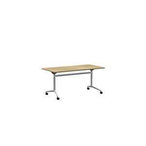 CeVello 1500 x 750mm White Frame And Oak Top Flip Table