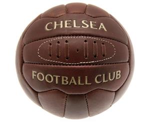 Chelsea Fc Official Retro Heritage Ball (Brown) - TA1148