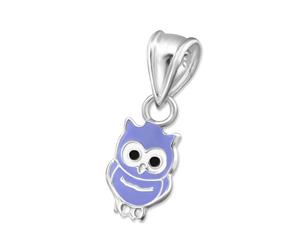 Children's Sterling Silver Owl Pendant