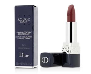 Christian Dior Rouge Dior Couture Colour Comfort & Wear Lipstick # 743 Rouge Zinnia 3.5g/0.12oz