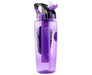 Cool Gear 946mL Freeze Hydrate Bottle - Purple/Black