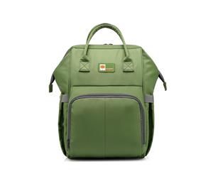 CoolBELL Diaper Bag Backpack Waterproof Nappy Bag-Green