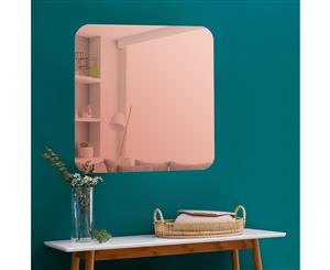 Cooper & Co. Issy Urban Frameless Square Mirror Rose Gold 70 cm