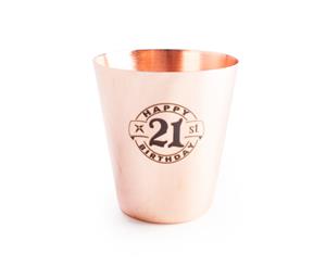 Copper Shot Glass Glasses 21st Bar Drinking Cups Gift Party