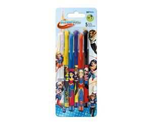 DC Super Hero Girls Gel Pens - 5-Pack