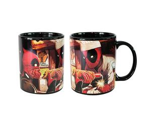 Deadpool Black Heat Reveal Mug