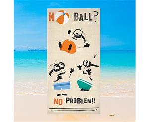 Despicable Me &quotNo Ball No Problem!" Beach Towel 150 x 75cm