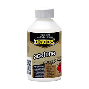 Diggers 250ml Acetone Cleaning Solvent