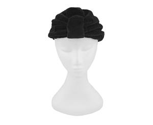 Dilly's Collections Hair Drying Turban Cap - Black