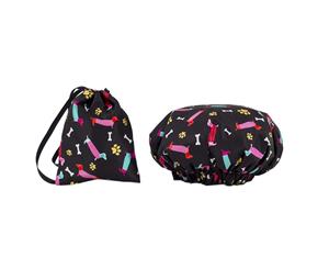 Dilly's Collections Waterproof Shower Cap Set - Dogs Design