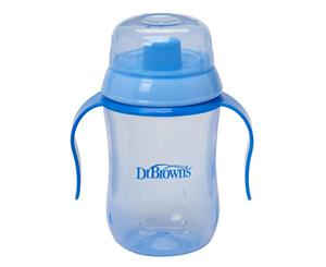 Dr Brown's 270ml Training Cup Hard Spout Blue