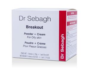 Dr. Sebagh Breakout Set (For Oily Skin) Cream 50ml + 5x Powder 1.95g 6pcs