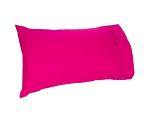 Easy Rest - Soft and Elegant 250TC Pure Cotton Percale Pillow Case (Standard) - Hot Pink