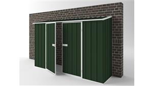 EasyShed D3008 Off The Wall Garden Shed - Caulfield Green