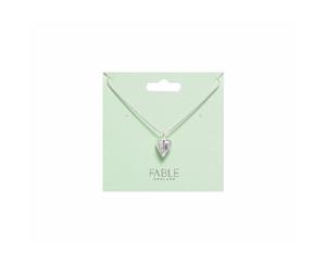 Fable Womens/Ladies Diamante Bud Pendant (Silver) - JW624