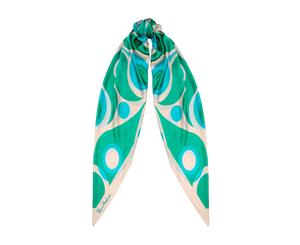 Florence Broadhurst Solar Scarf With Giftbox With 100% Silk Satin