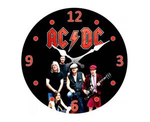 French Country Chic Retro Celebrity Inspired Wall Clock 17cm ACDC