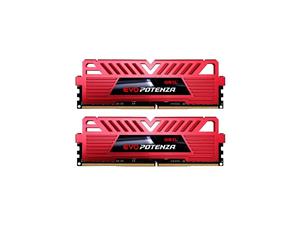 GeIL EVO POTENZA (GPR416GB2400C16DC) Black Red 16GB Kit (8GBx2) DDR4 2400 Desktop RAM