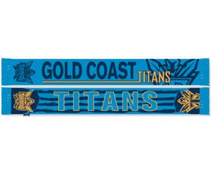 Gold Coast Titans NRL Alliance Double Sided Jacquard Scarf