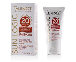 Guinot Sun Logic Uni Bronze Anti-Ageing Tinted Sun Cream For Face SPF 20 50ml/1.4oz