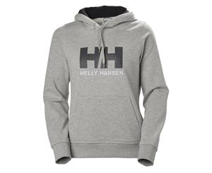 Helly Hansen Women's W Hh Logo Hoodie - Grey Melange