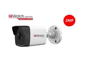 Hiwatch IPC-B120-I PoE IP Camera Outdoor Bullet 2MP H.264 1920x1080 Fixed Lens 2.8mm IR 30m D-WDR 3D DNR IP67 PoE 6.5W Mobile monitoring v