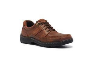 Hush Puppies Albatross Leather Lace Up Shoes - Brown
