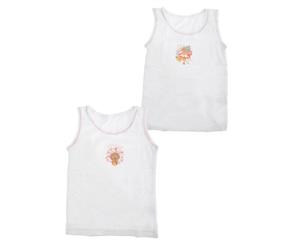 In The Night Garden Official Childrens Girls Cotton Vests (Pack Of 2) (White) - KU204