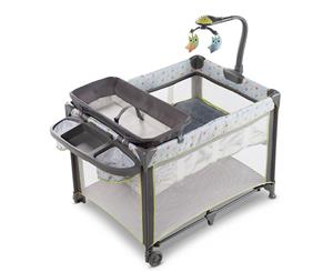 Ingenuity Marlo Baby/Infant Portable Travel Cot/Bed w/ Nappy Changing Table/Toys