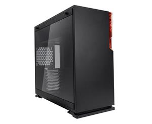 Inwin 101 Black ATX MidTower Gaming Case Tempererd Galss with CPU Cooler Supports Upto 160mm Graphs Card Supports Upto 421mm 360mm Rad Supported 7