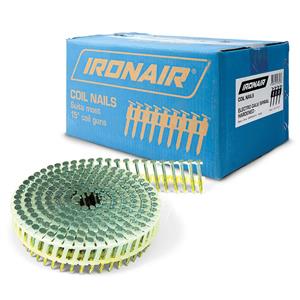 Ironair 32x2 .5mm Galv Hardened Coil Nails Box 6000 ICSPPEG3215