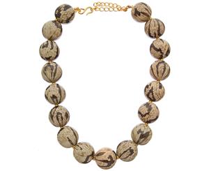 Kenneth Jay Lane Gold Plated Resin Necklace