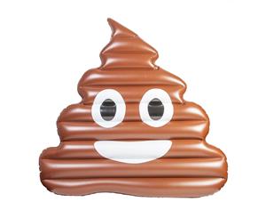 Koolface Gigantic Smiling Poo Pool Float - Brown
