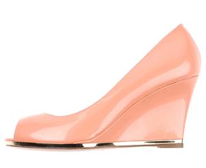 Le Silla Women's Wedge Heel Pump - Salmon Pink