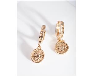 Lovisa Gold Charm Huggie Earrings