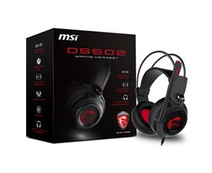 MSI DS502 Gaming Headset with Microphone Enhanced Virtual 7.1 Surround Sound - DS502