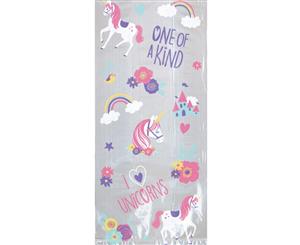 Magical Unicorn Cellophane Treat Bags Pack of 20