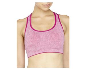 Marc New York by Andrew Marc Womens Seamless Cut Out Sports Bra