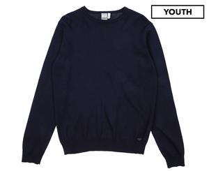 Mash Junior Boys' Sweater - Dark Blue