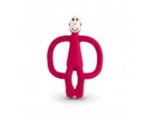 Matchstick Monkey Teething Toy and Gel Applicator - Rubin Red