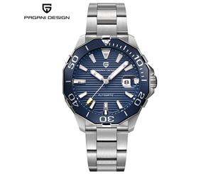 Men's PAGANI Exquisite Watches Luminous Pointers Automatic Mechanical Stainless Steel Strap Watch