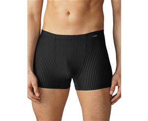 Mey Men 54821-123 Petersville Black Striped Fitted Boxer
